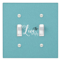 引用文「Live Simply」 |ライトスイッチカバー