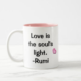 引用文: Love Is-Rumi Mug ツートーンマグカップ