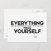 引用文: Rumi: あなたの中では ポストカード (正面/裏面)