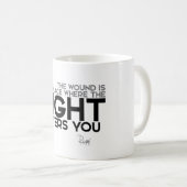 引用文: Rumi -ライトは参加させます コーヒーマグカップ (正面右)