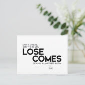 引用文: Rumi 来: Lose round ポストカード (スタンド正面)