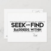 引用文:Rumi：自分自身の壁 ポストカード (正面/裏面)