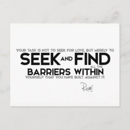 引用文:Rumi:自分自身の壁 ポストカード