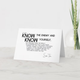 引用文:Sun Tzu:敵と味方を知れ カード