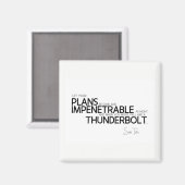 引用文: Sun Tzu：暗くて不可解 マグネット (正面/裏面)