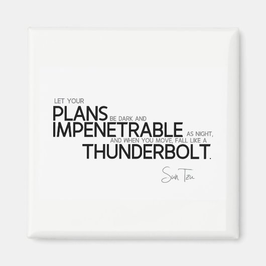引用文: Sun Tzu：暗くて不可解 マグネット (正面)