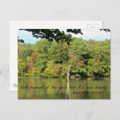 引用文about seasons by R.W. Emerson ポストカード (正面/裏面)