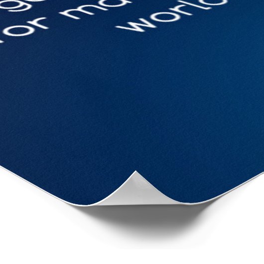 引用文byデイヴィッドヒルバート – 数学ポスター ポスター (角)