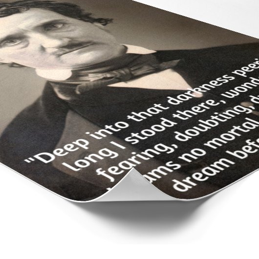 引用文byポーの闇と夢 ポスター (角)