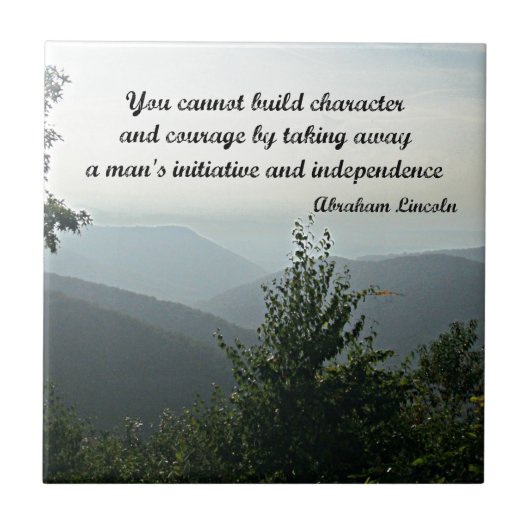 引用文by Abraham LiNcoln: You can't build タイル (正面)