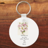 引用文by Feon Davis with flower keychain キーホルダー (正面)