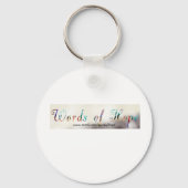 引用文by Feon Davis with flower keychain キーホルダー (裏面)