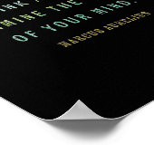 引用文by Marcus Aurelius, Mindset やる気を起こさせる Quo ポスター (角)