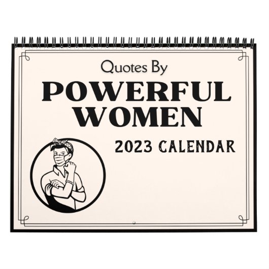 引用文By Powerful Women 2023カレンダー カレンダー (カバー)