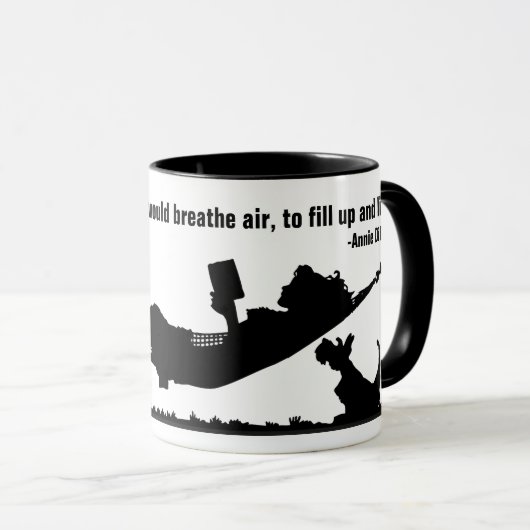 引用文from Annie Dillard マグカップ (正面右)