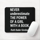 引用文RBG、決して少女の力を過小評価しない マウスパッド (マウス)