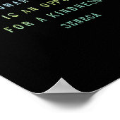 引用文Seneca親切の機会にMot ポスター (角)