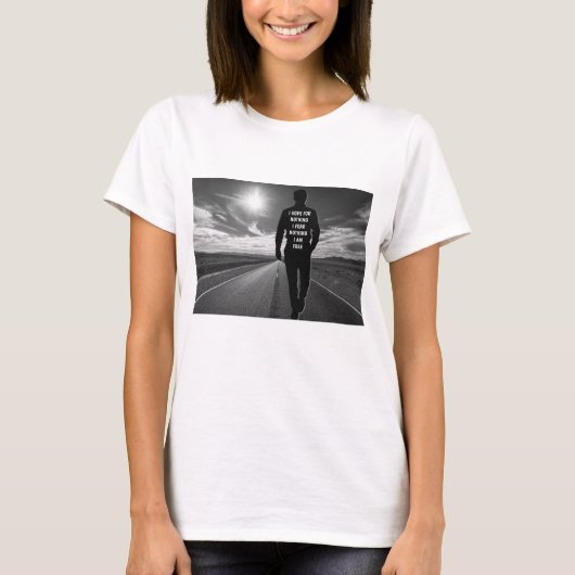 引用文Tシャツが無やる気を起こさせる望だ Tシャツ (正面)