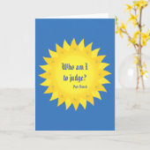 引用語句カードを判断するフランシス島Am I法皇 カード (黄色い花)