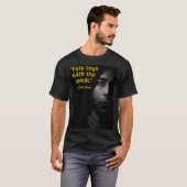 引用#2 03012022弱い者に対するリトル・ハト Tシャツ (正面フル)