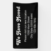 引越しいたしましたのでお越し下さい 横断幕 (縦)