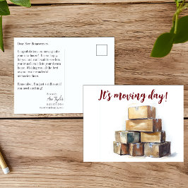 引越しおめでとうございます ポストカード