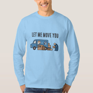 引越しお任せください Tシャツ