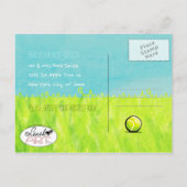 引越しかわいい犬の新しい住所のお知らせ 案内ポストカード (裏面)