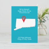 引越ししました！ コネチカットに遊びに来てください 案内状 (スタンド正面)