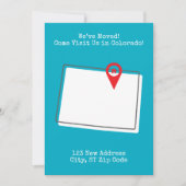 引越ししました！コロラドに遊びに来てください 案内状 (正面)