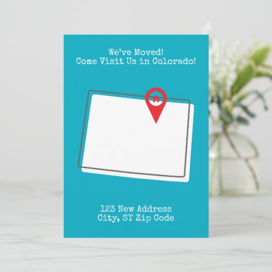 引越ししました!コロラドに遊びに来てください 案内状 (スタンド正面)