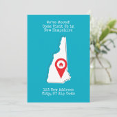 引越ししました！ニューハンプシャーにお越しください 案内状 (スタンド正面)