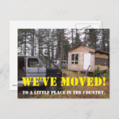引越ししました 住所変更のポストカード 案内ポストカード (正面/裏面)