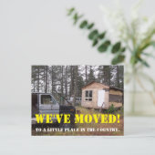 引越ししました 住所変更のポストカード 案内ポストカード (スタンド正面)