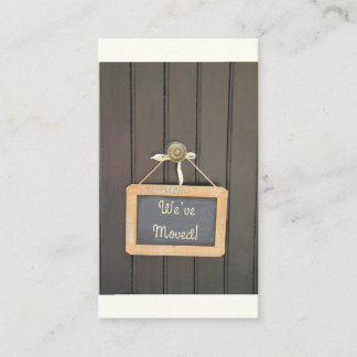 引越ししました - 新住所のお知らせ エンクロージャーカード