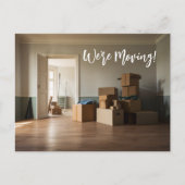 引越しのお知らせボックスを自宅で 案内ポストカード (正面)