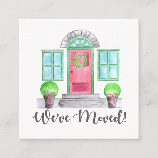 引越しのお知らせ クリスマス便 エンクロージャーカード (正面)