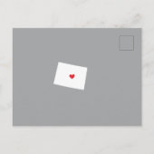 引越しのお知らせ ステート コロラド ポストカード (裏面)