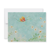 引越しのお知らせ バタフライカード