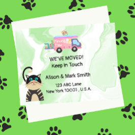 引越しのお知らせ ポストカード