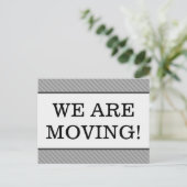 「引越しのお知らせ」住所変更のポストカード 案内ポストカード (スタンド正面)