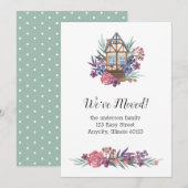 引越しのお知らせ 新しい家のご案内 招待状 (正面/裏面)