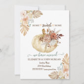 引越しました, かぼちゃ, 秋の花, 木 (正面)