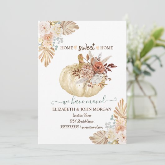 引越しました, かぼちゃ, 秋の花, 木 (スタンド正面)