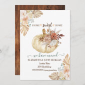 引越しました, かぼちゃ, 秋の花, 木 (正面/裏面)