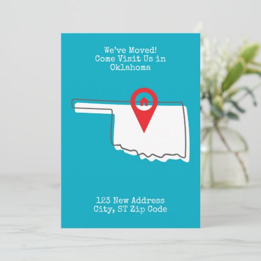 引越しました!オクラホマにお越しください 案内状 (スタンド正面)