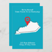 引越しました!ケンタッキーに遊びに来てください 案内状 (正面/裏面)