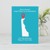 引越しました!デラウェアでお待ちしております 案内状 (スタンド正面)