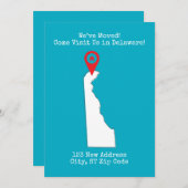 引越しました!デラウェアでお待ちしております 案内状 (正面/裏面)