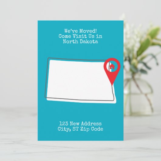 引越しました! ノースダコタに遊びに来てください 案内状 (スタンド正面)